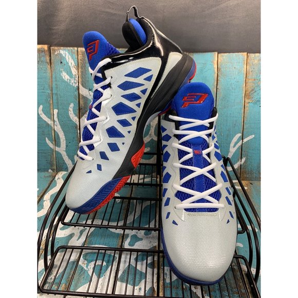 2012 Nike Jordan CP3 VI - White/Sport Red-Black-Game Royal Mens Sz 12.5 Athletic - Picture 2 of 10
